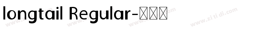 longtail Regular字体转换
